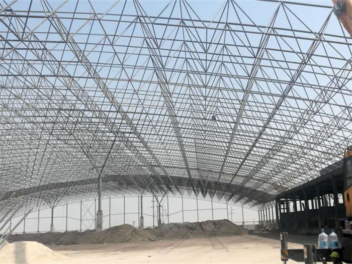 房山钢厂料仓网架工程
