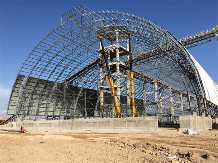 房山煤机油桶翘工程网架